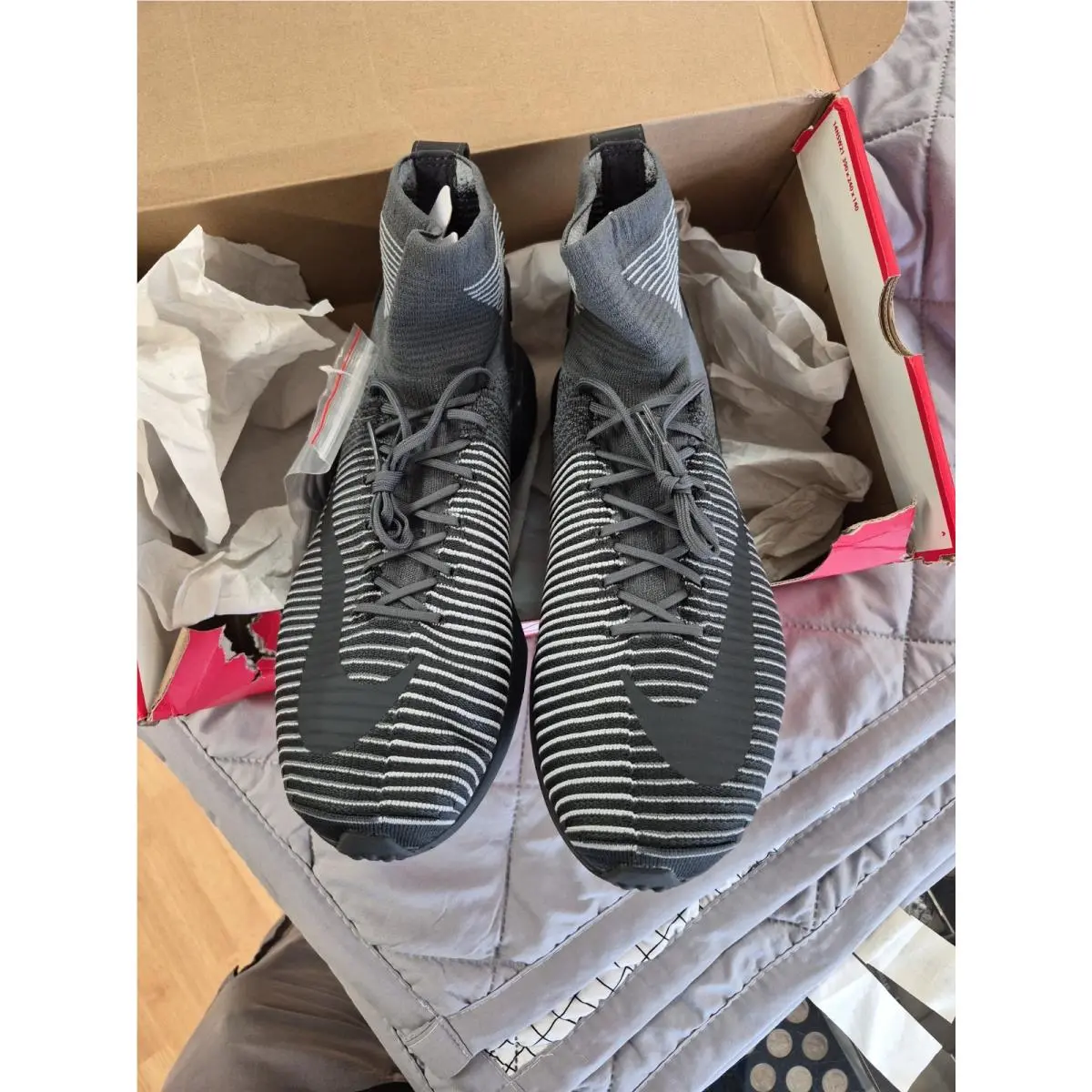 Nike shoes - Nike Air Zoom Mercurial - Air Zoom Mercurial - 852616 100 - Gray (UPC: 885179789280) 5