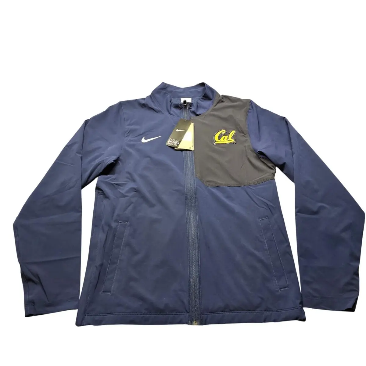 Cal  Woven Jacket Men M Navy Ncaa Football Official On Field UC Berkeley by Nike