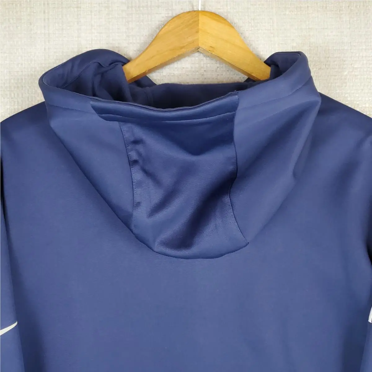 Nike clothing - golf casual jacket coat windbreaker track jacket warmup drifit mes size nfl football wind water resistant stretchy breathable Moisture Wicking nfl quaker oats chest length hoody hoodie dri-fit - Blue 11