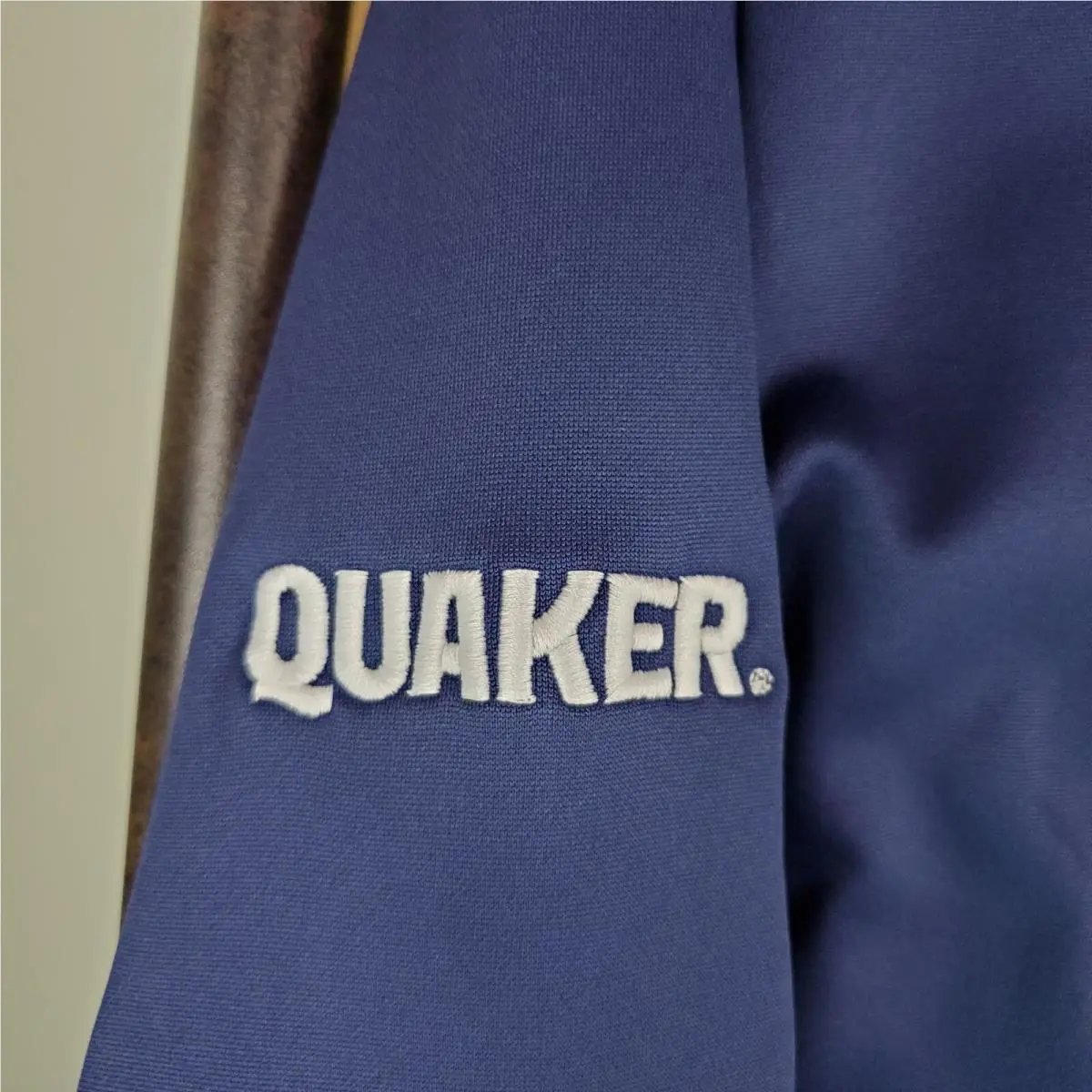 Nike clothing - golf casual jacket coat windbreaker track jacket warmup drifit mes size nfl football wind water resistant stretchy breathable Moisture Wicking nfl quaker oats chest length hoody hoodie dri-fit - Blue 15