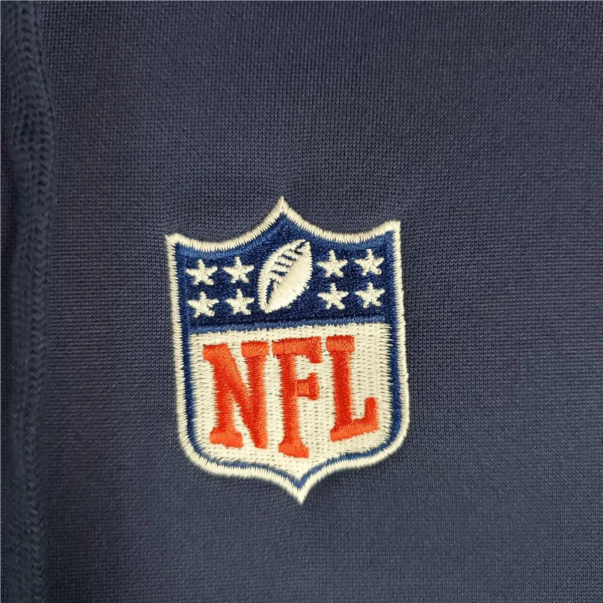 Nike clothing - golf casual jacket coat windbreaker track jacket warmup drifit mes size nfl football wind water resistant stretchy breathable Moisture Wicking nfl quaker oats chest length hoody hoodie dri-fit - Blue 6