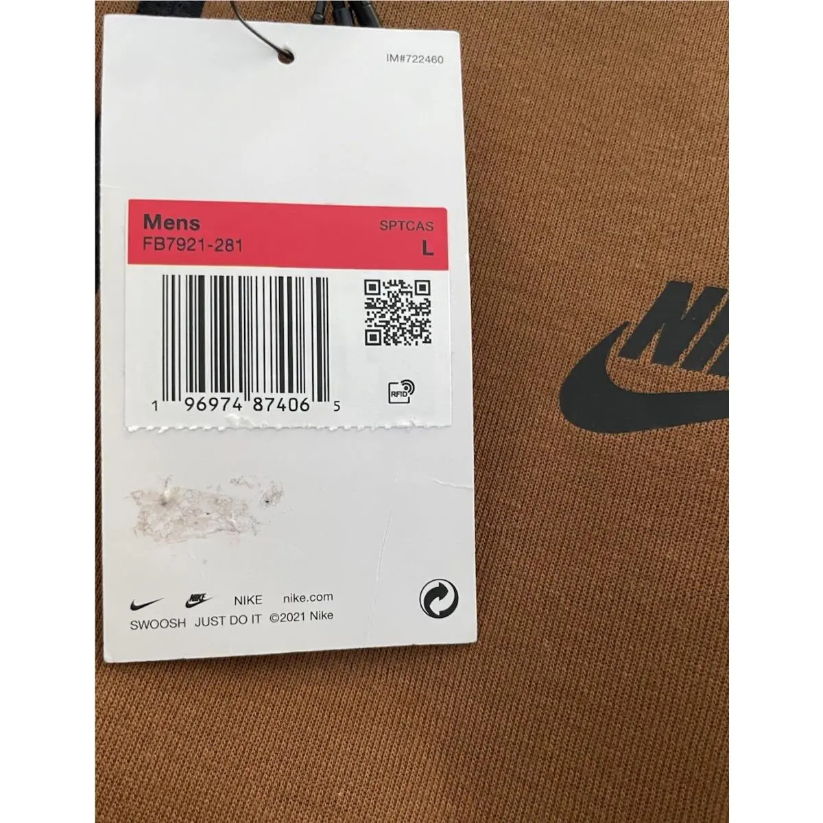 Nike clothing - Brown (UPC: 0196974874065) 6
