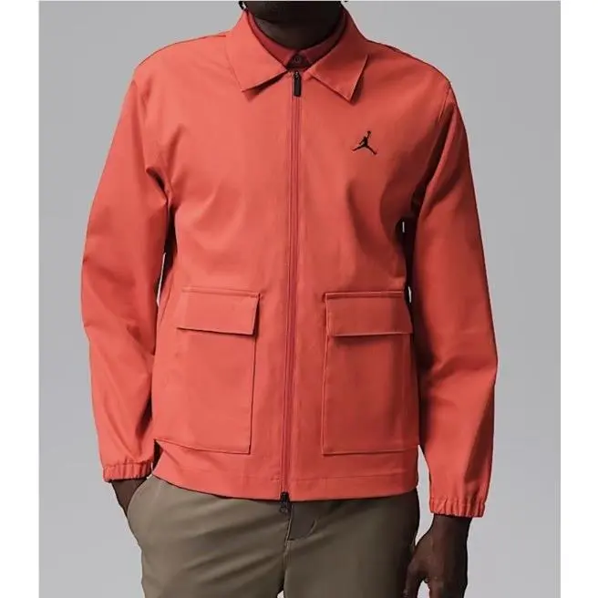 Jordan Golf Full-zip Jacket Mystic Red HQ8681-622 Men SZ L by Nike