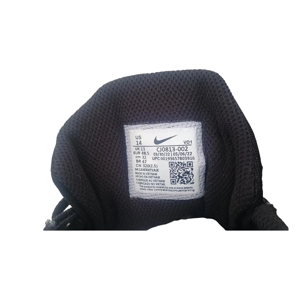 Nike shoes - Nike Varsity Compete - Varsity Compete - CJ0813-002 - Black 1