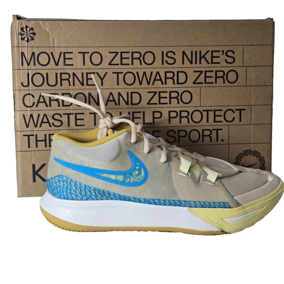 Unisex Basketball Shoes Sneakers Size M10 W11.5 Sand Blue Kyrie Flytrap VI by Nike