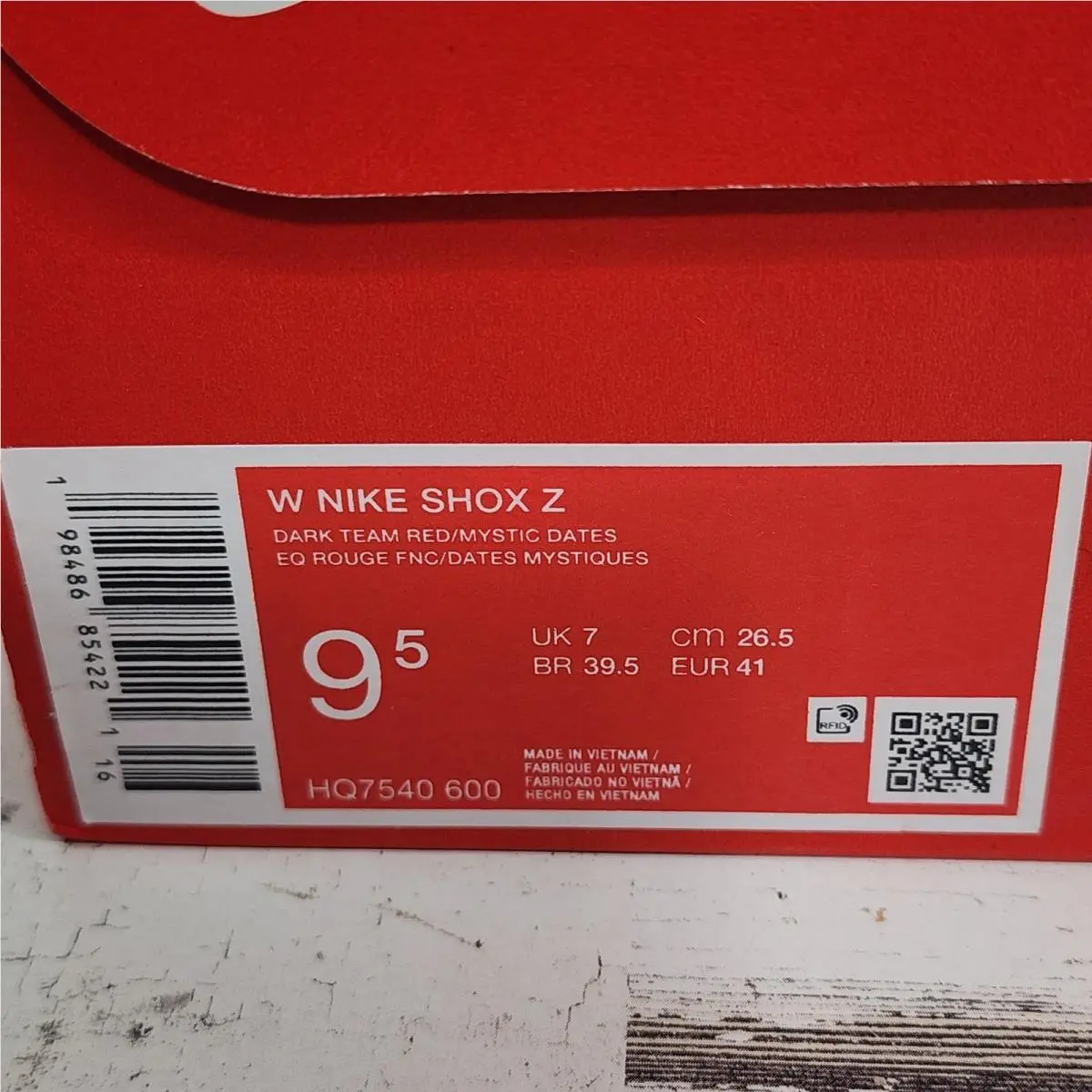 Nike shoes - Nike Shox Z - Shox - Red 9