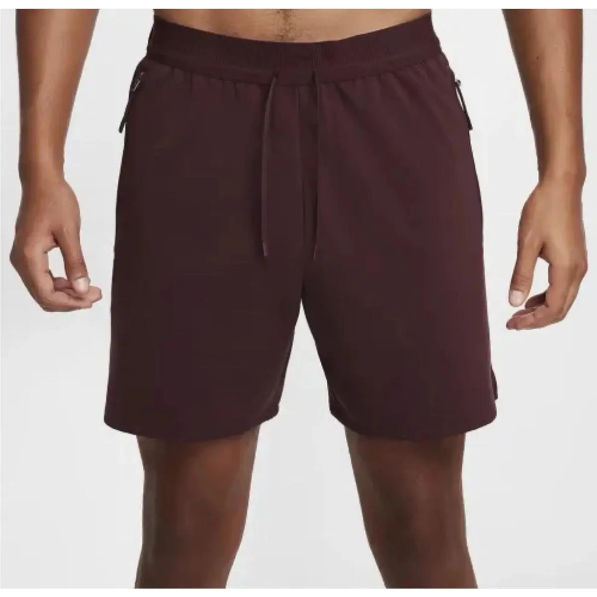 A.p.s Dri-fit Adv Burgundy Versatile Shorts FV8698-652 Men`s Size L by Nike