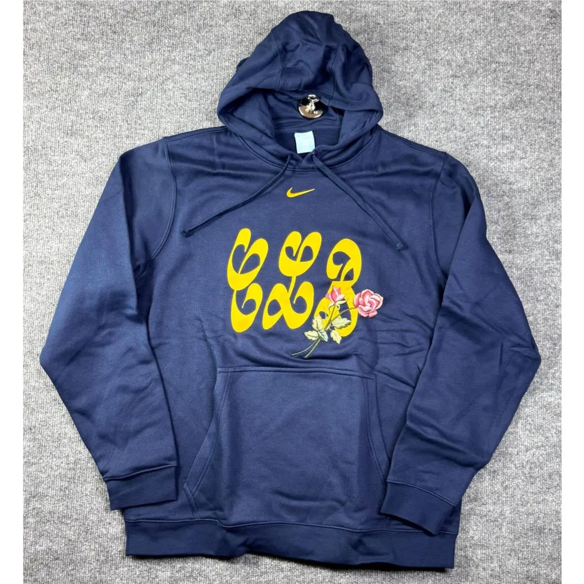 x Drake Certified Lover Boy Hoodie Mens Size XL Navy Clb Rose Embrioderd by Nike