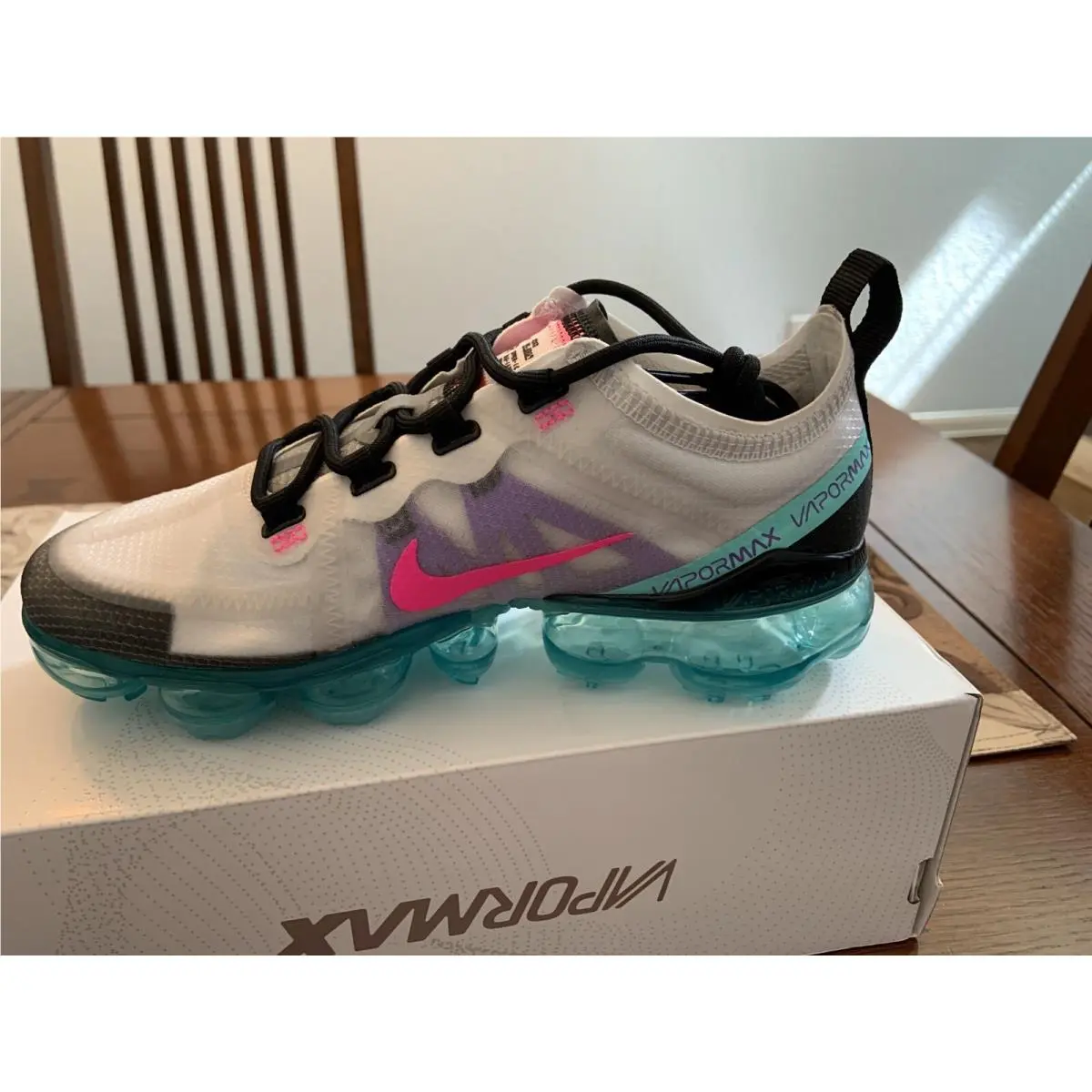 Air Vapormax 2019 Platinum Tint AR6632 005 Women`s Size 5 Nolid by Nike