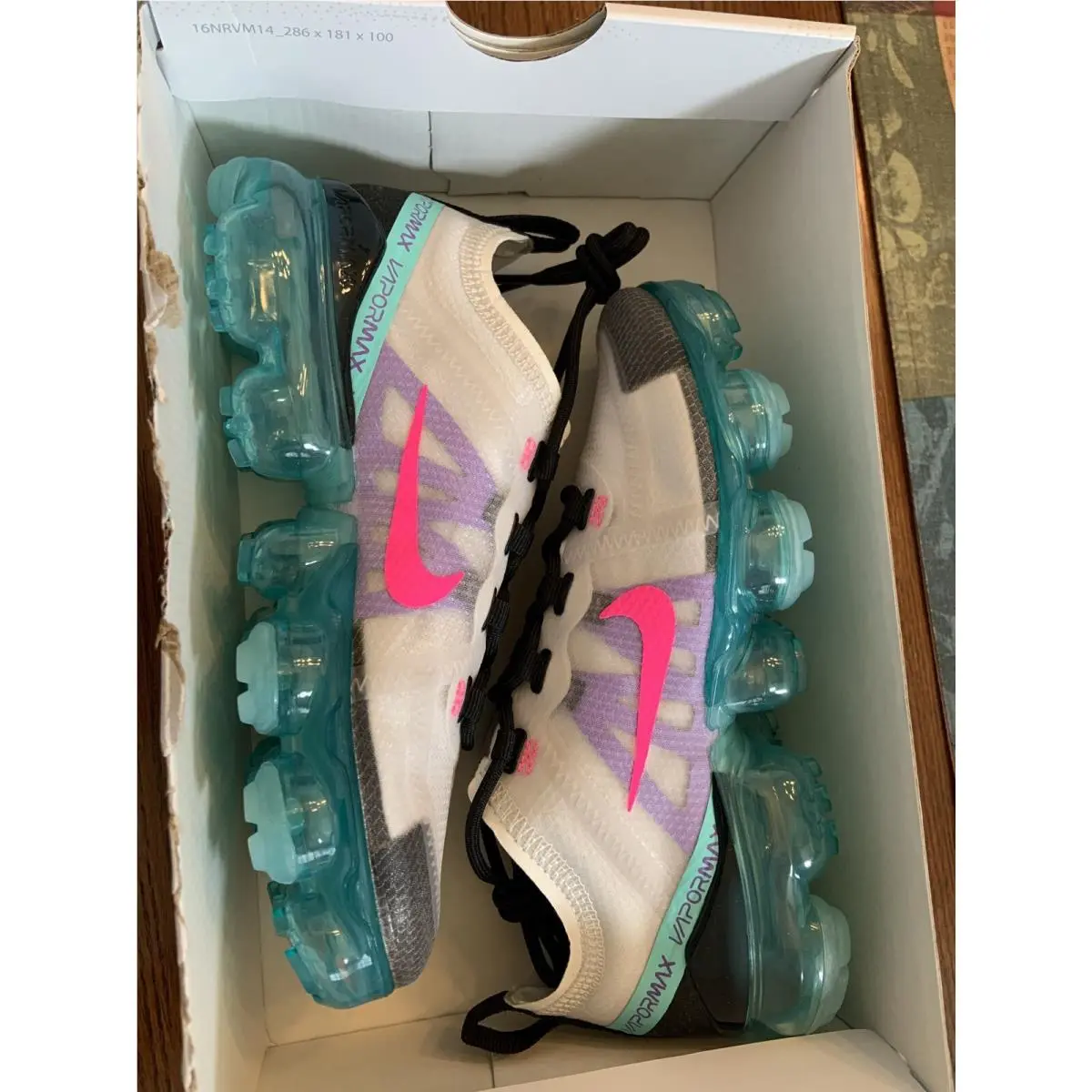 Nike shoes - Nike Air VaporMax 2019 - Air VaporMax - AR6632 005 - Platinum tint/ Pink Blast 8