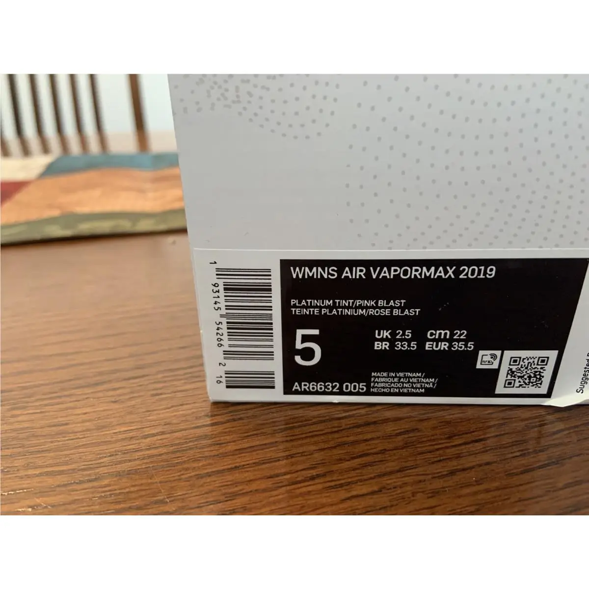 Nike shoes - Nike Air VaporMax 2019 - Air VaporMax - AR6632 005 - Platinum tint/ Pink Blast 9