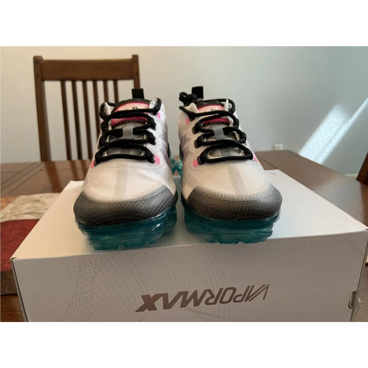 Nike shoes - Nike Air VaporMax 2019 - Air VaporMax - AR6632 005 - Platinum tint/ Pink Blast 3