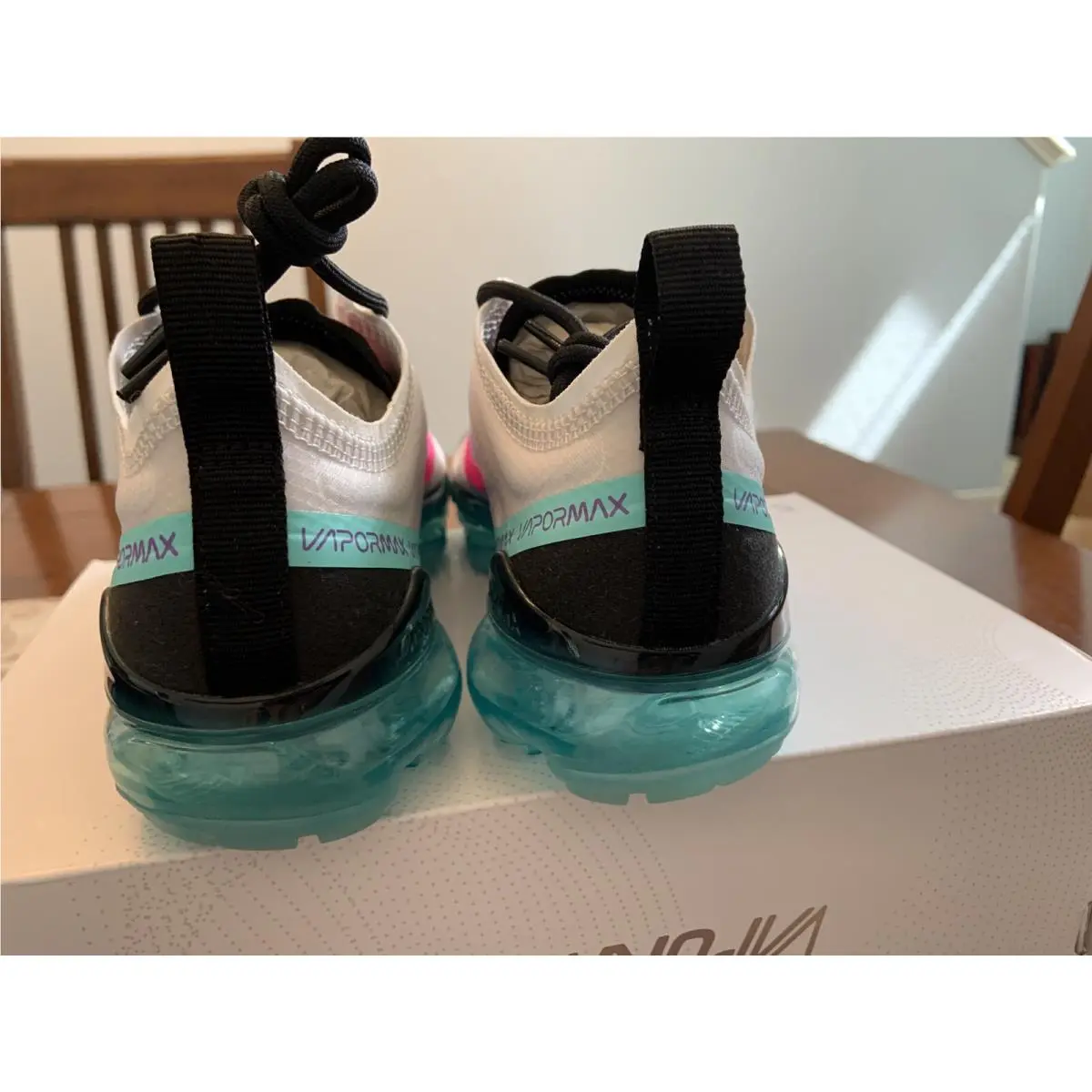Nike shoes - Nike Air VaporMax 2019 - Air VaporMax - AR6632 005 - Platinum tint/ Pink Blast 5