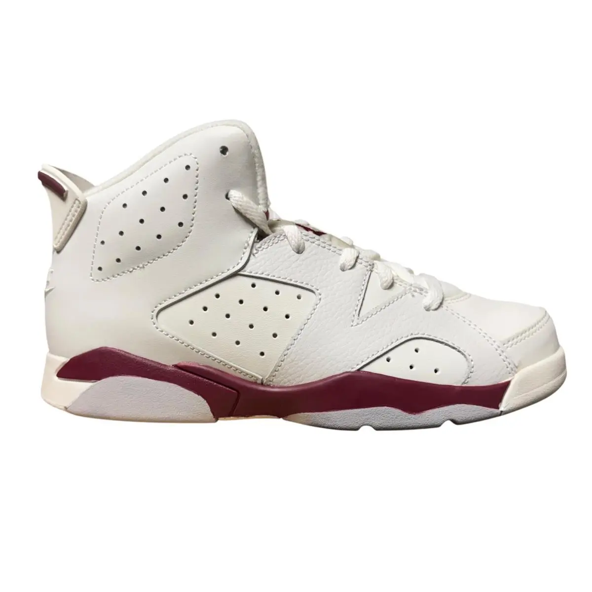 Air Jordan 6 Retro BP Toddler 2015 Maroon Sz 3y 384666-116 Fashion Shoes