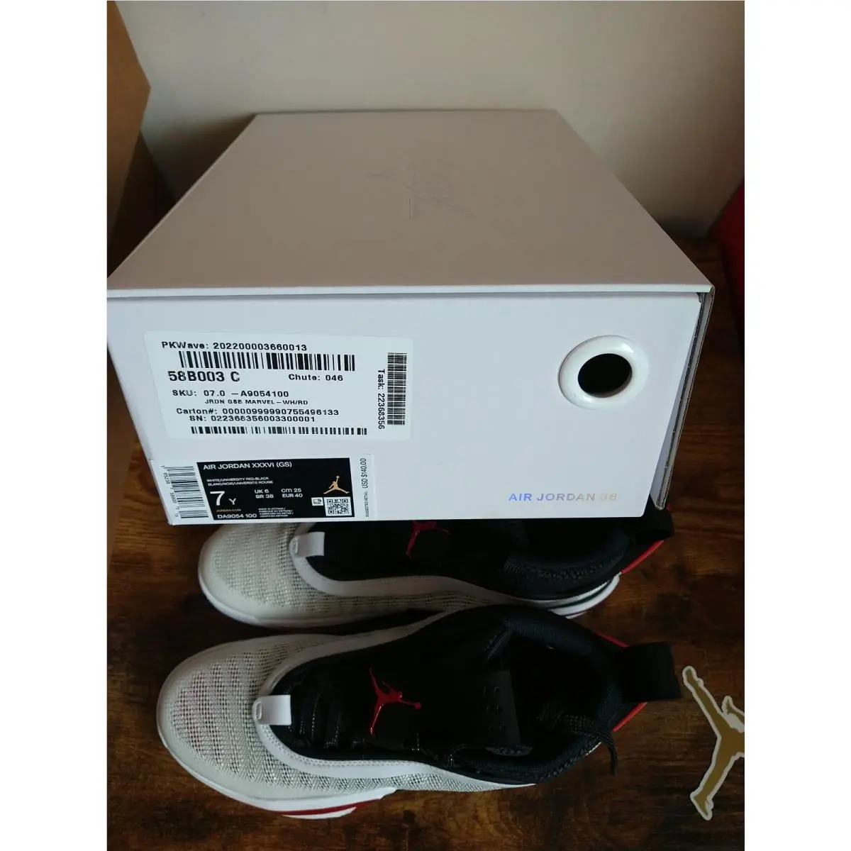 Nike shoes - Air Jordan 36 - Air - DA9054-100 - White (UPC: 195238588007) 9