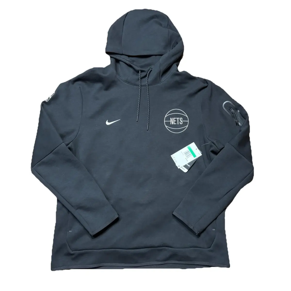 Tech Fleece On Court Pullover Hoodie Nba Brooklyn Nets Men`s XL FB6190-010 by Nike