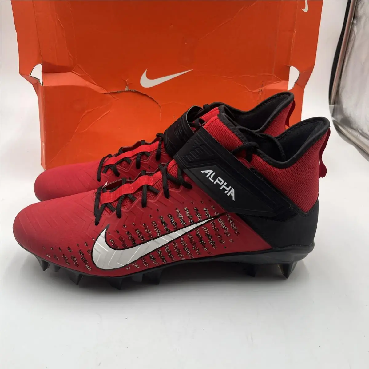 Nike shoes - Nike Alpha Menace Pro 2 - AQ3209-601 - Red, Manufacturer: University Red/White-Black (UPC: 193658279109) 2