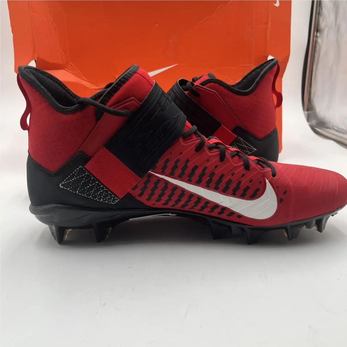 Nike shoes - Nike Alpha Menace Pro 2 - AQ3209-601 - Red, Manufacturer: University Red/White-Black (UPC: 193658279109) 4