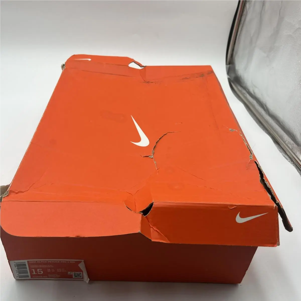 Nike shoes - Nike Alpha Menace Pro 2 - AQ3209-601 - Red, Manufacturer: University Red/White-Black (UPC: 193658279109) 15