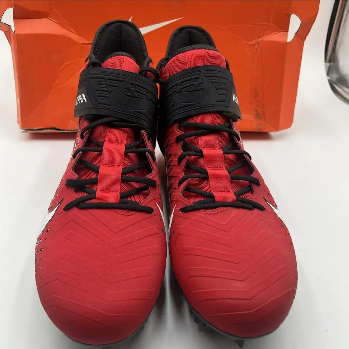 Nike shoes - Nike Alpha Menace Pro 2 - AQ3209-601 - Red, Manufacturer: University Red/White-Black (UPC: 193658279109) 1