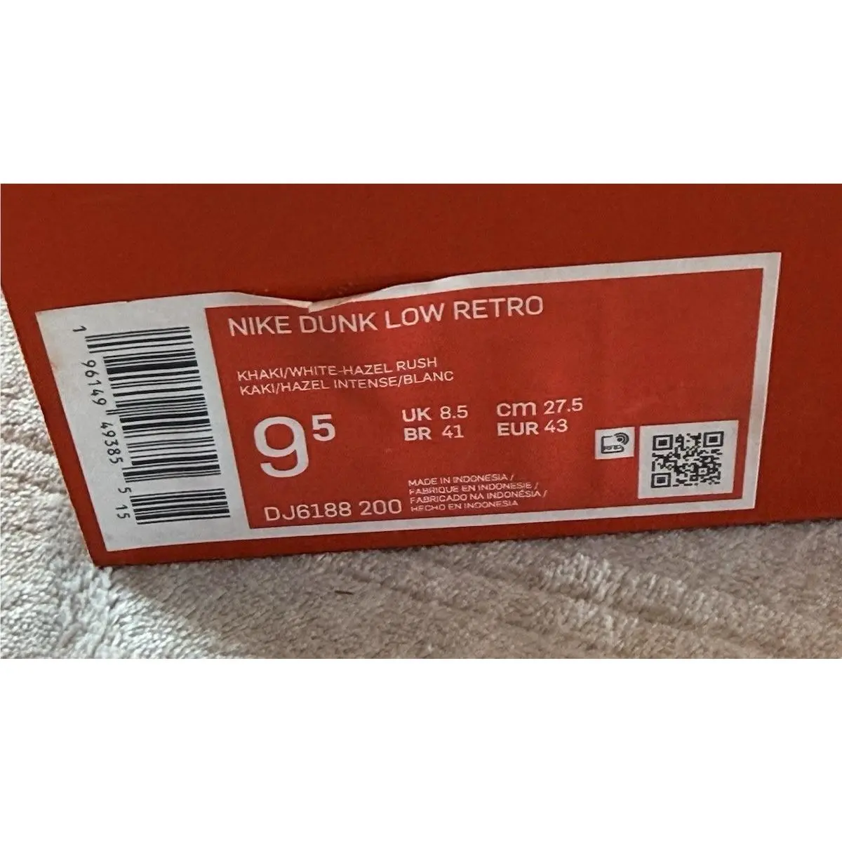 Nike shoes - Nike Dunk - Dunk - DJ6188-200 - Brown 0