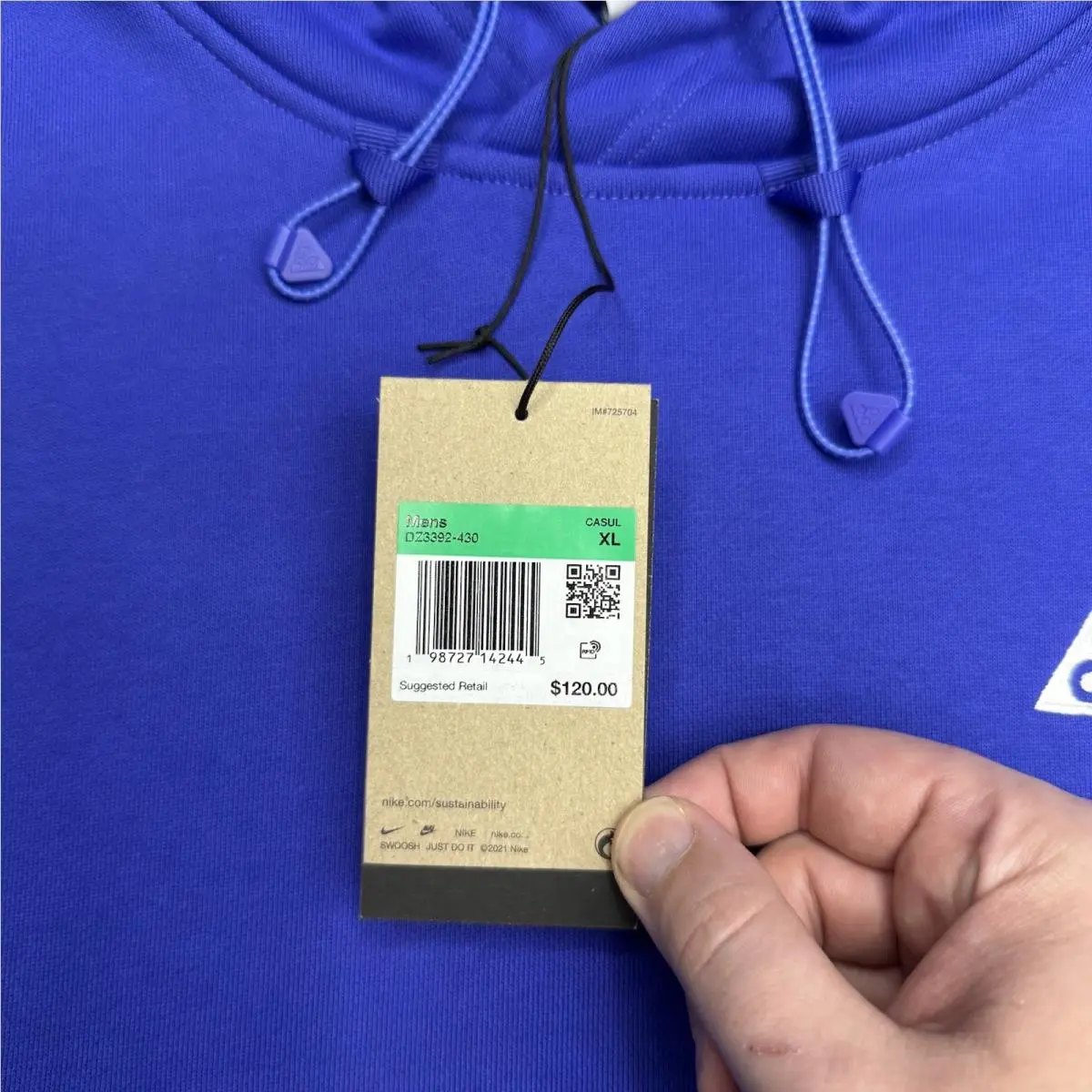 Nike clothing - Blue (UPC: 198485035386) 3