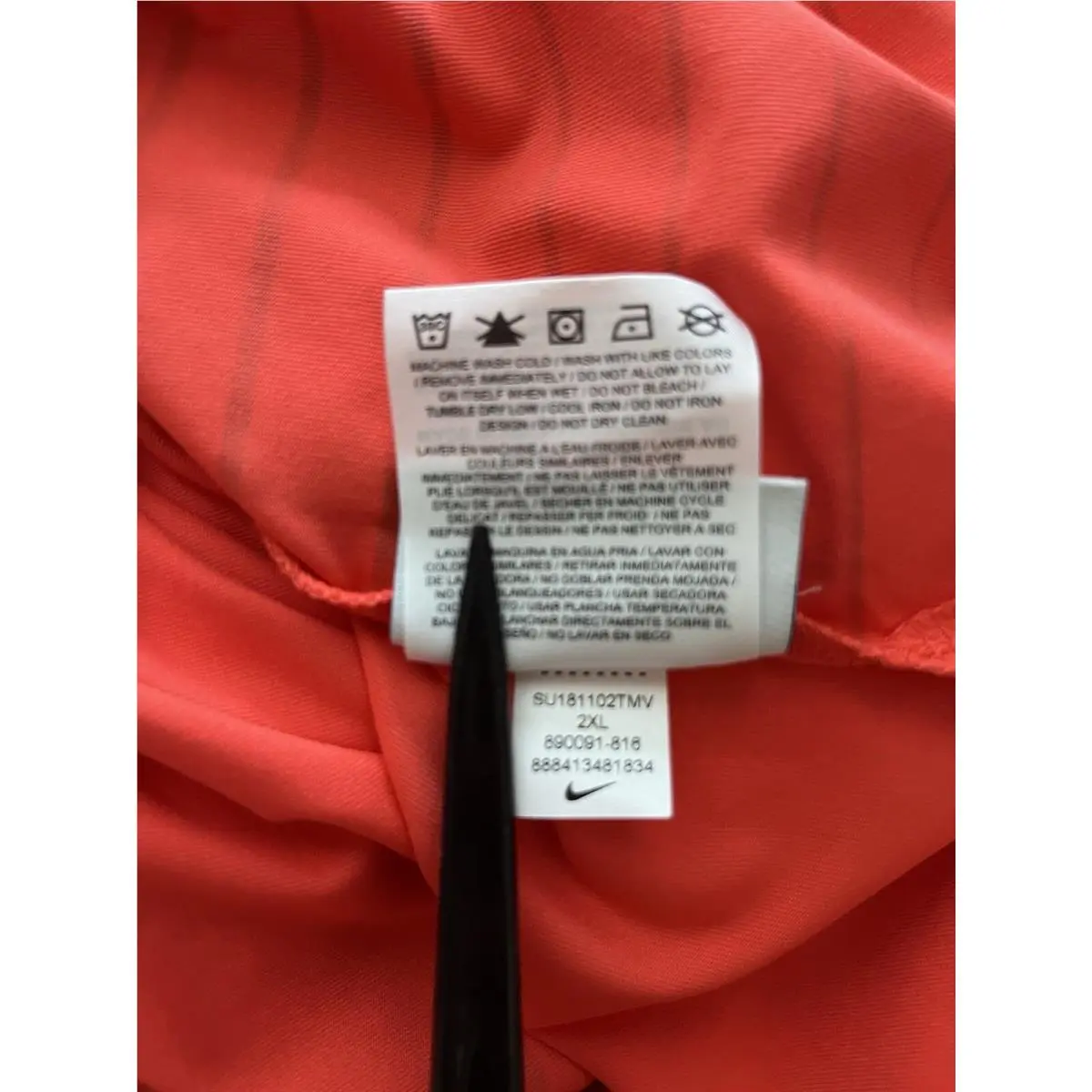 Nike clothing - Nike Dri-Fit - SU181102TMV - Orange (UPC: 888413481834) 11