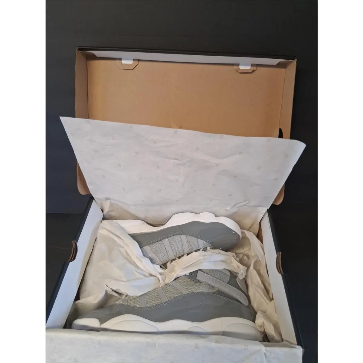 Nike shoes - Air Jordan 6 Rings - Air Rings - 322992-015 - cool grey/ white/ wolf grey 9