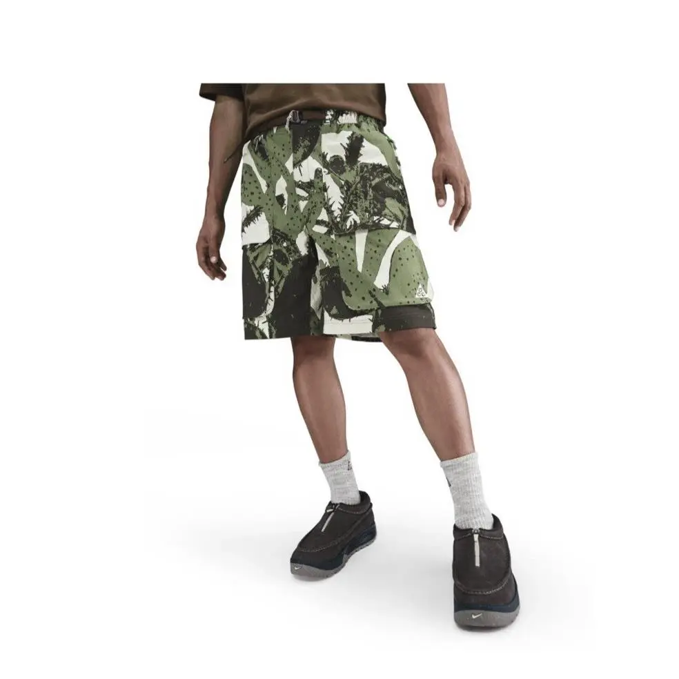 Nike clothing - Nike ACG Smith Summit Loose Fit Trousers / Shorts - Light Khaki, Mosswood Brown, & Summit White (UPC: 198484307828) 0