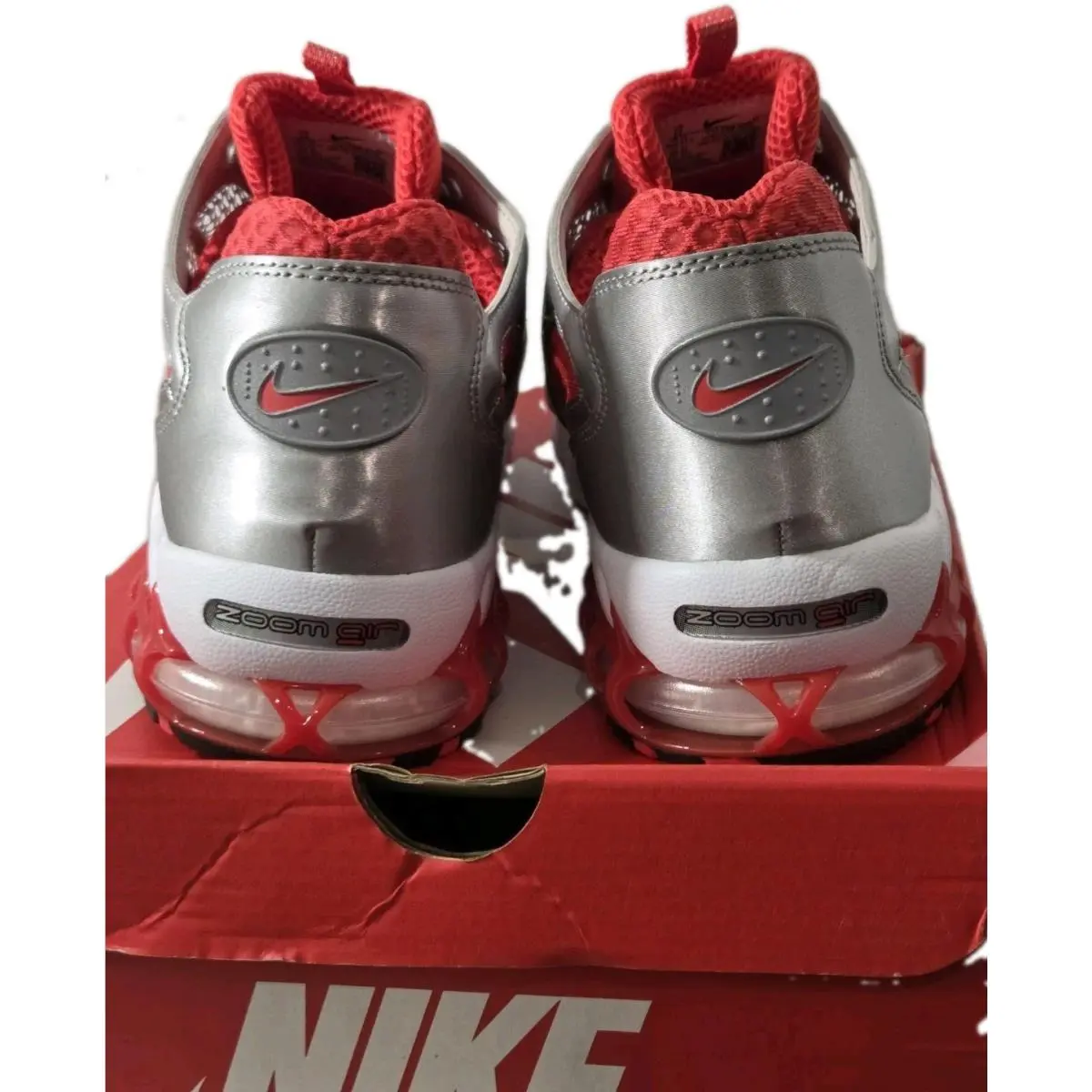 Nike shoes - Nike Air Zoom Spiridon - Air Zoom Spiridon - CJ1288-600 - Red/ Grey/White/Black 4