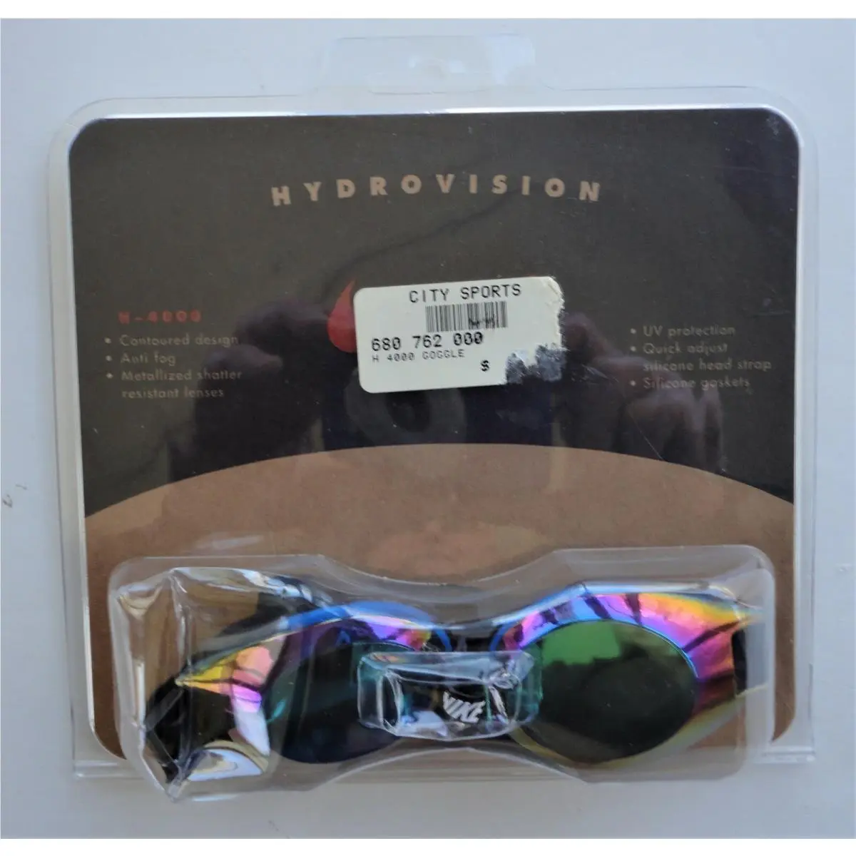 Vintage Old Stock Nike H-4000 Hydrovision Sports Goggles Taiwan