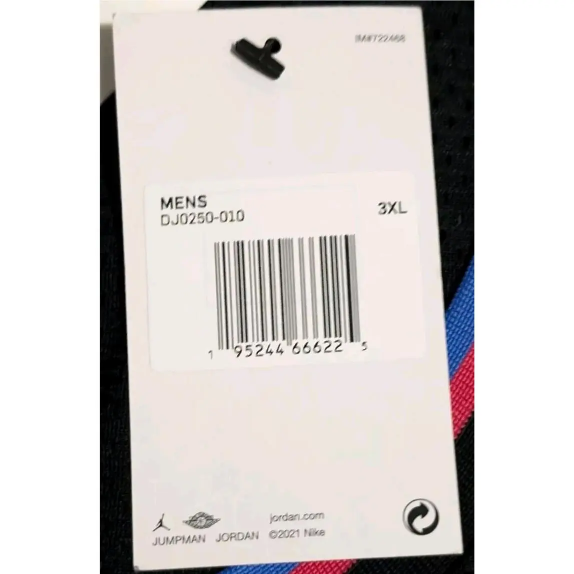 Nike clothing - Jordan Jersey - Jersey - AV6629-010 - Black, Manufacturer: Black (UPC: 193146055994) 6