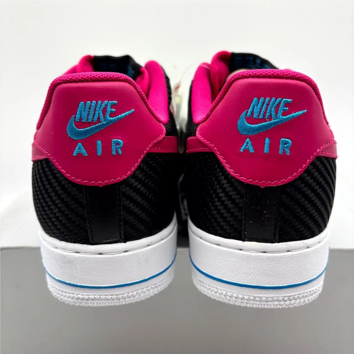 Nike shoes - Nike Air Force 1 Low 488298-015 - 488298-015 - Black/Fireberry (UPC: 886551177664) 2