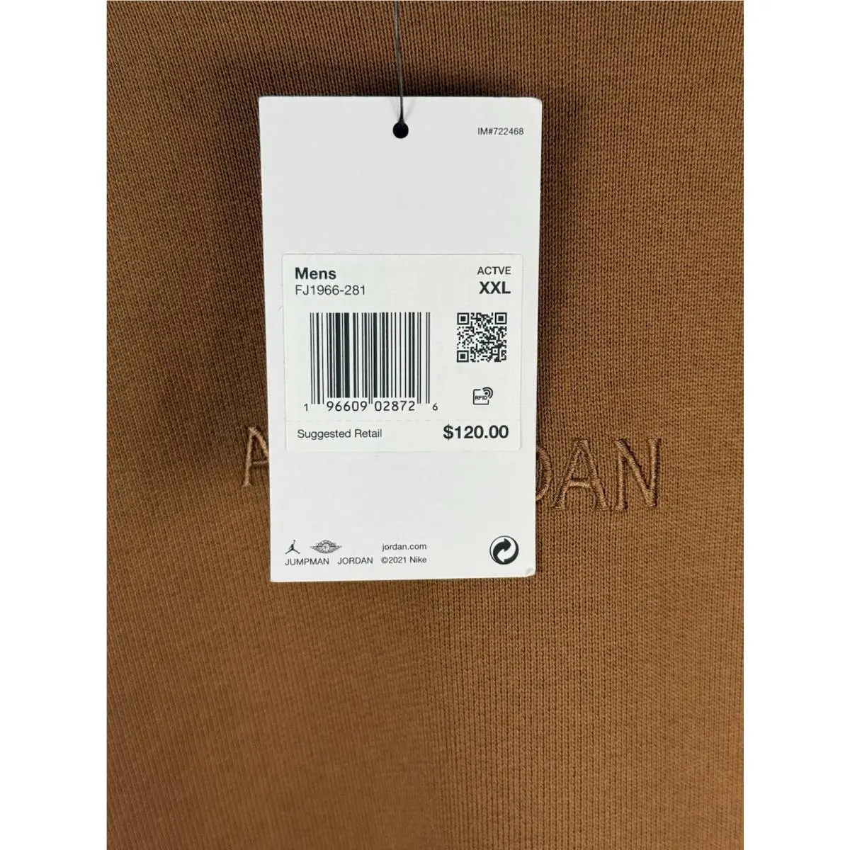 Nike clothing - FJ1966281 - FJ1966281 - Brown (UPC: 196609028726) 1