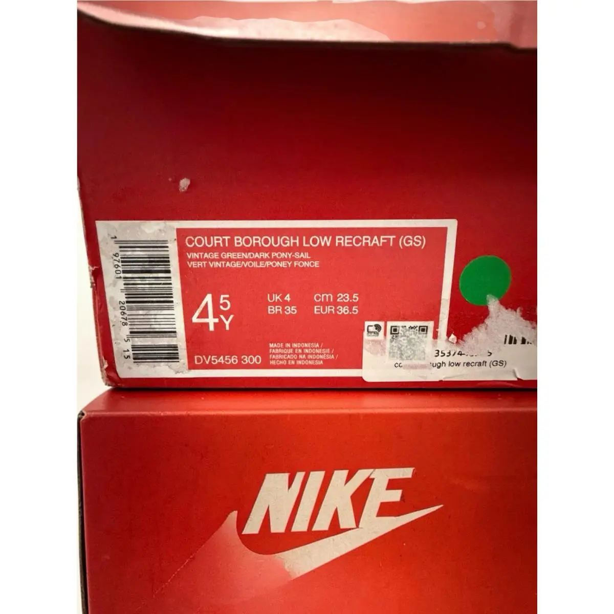 Nike shoes - Nike Court Borough - Court Borough - Green (UPC: 197601206785) 7