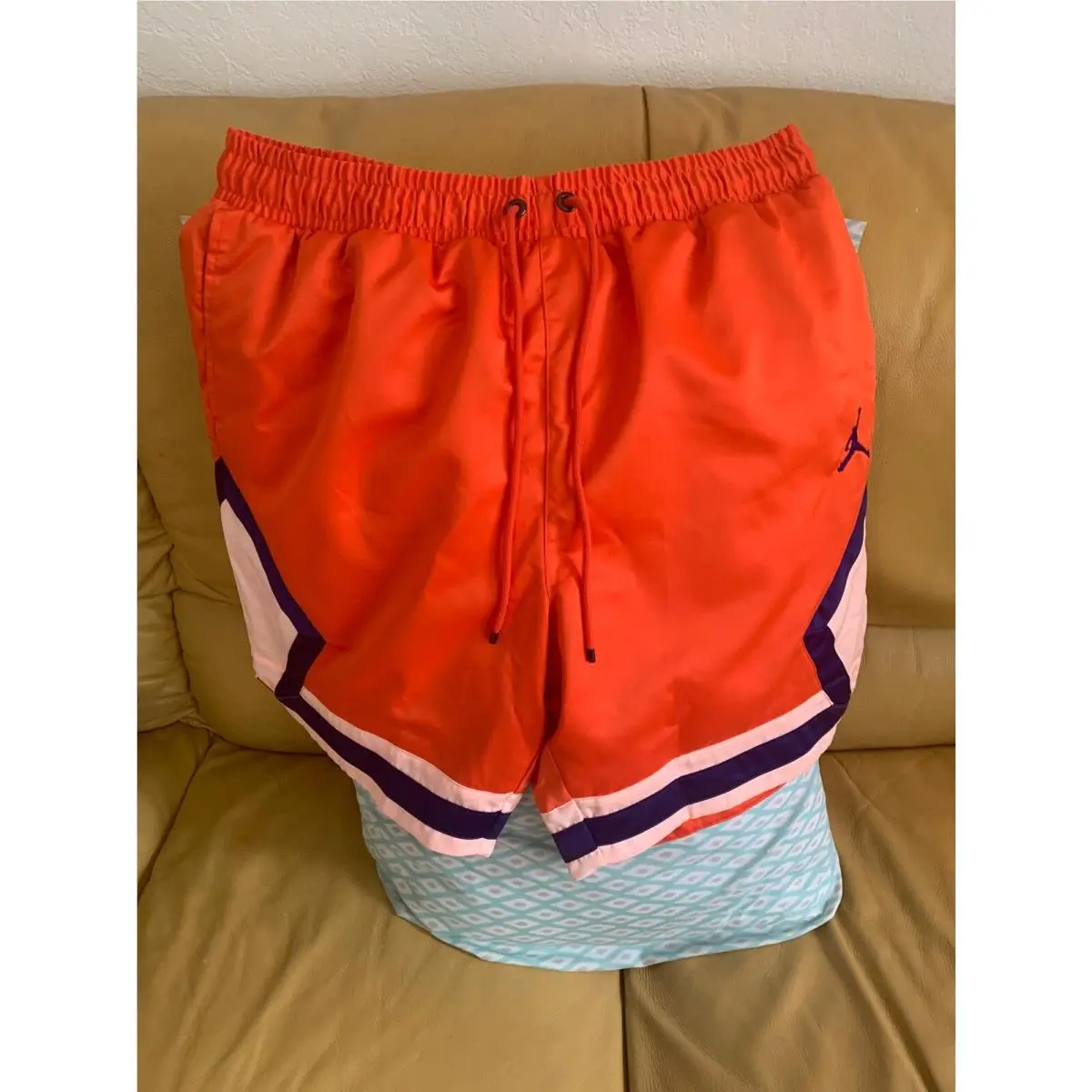 Nike Air Jordan Jumpman Satin Diamond Shorts Mens Size M