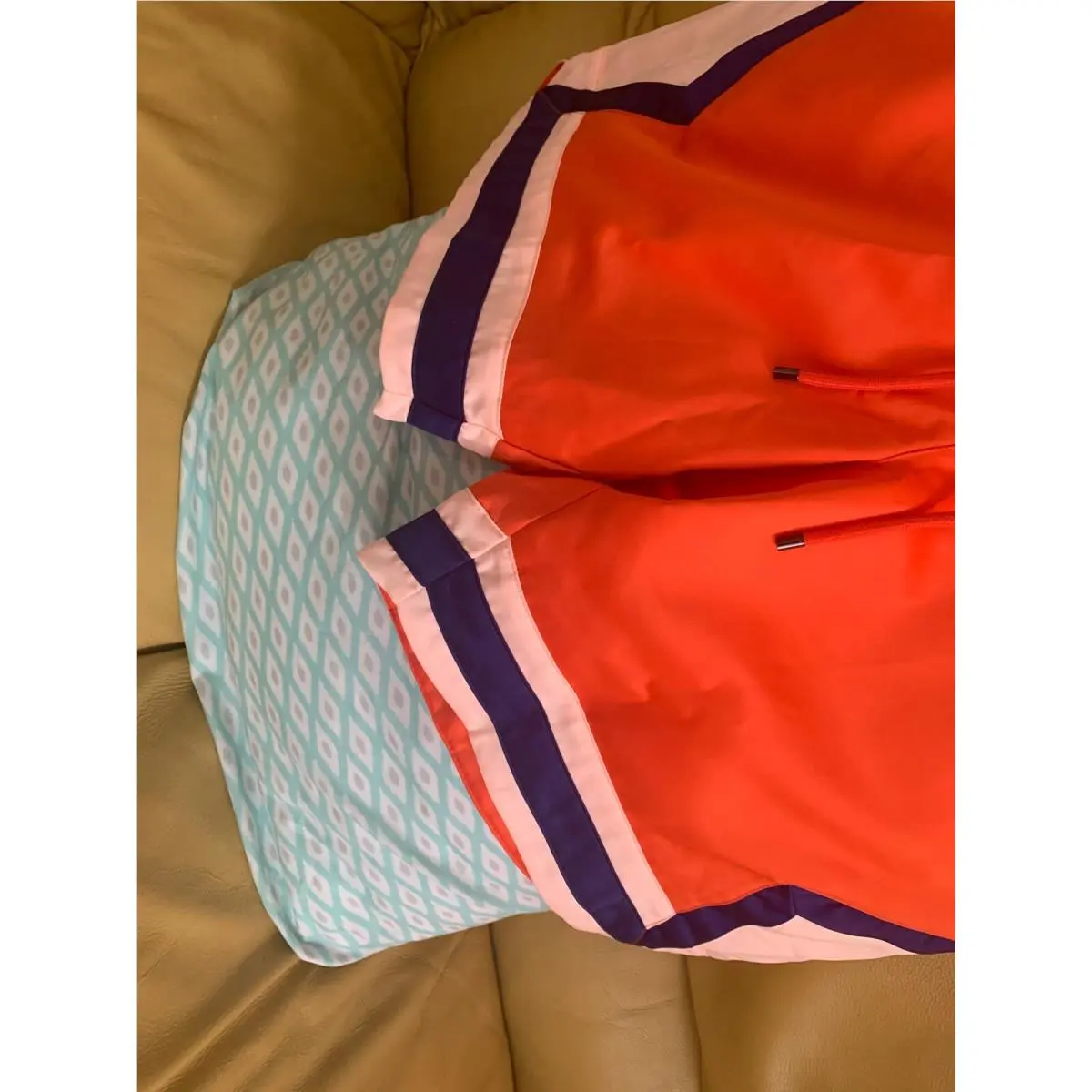 Nike clothing - Orange/Crimson Tint-Deep Royal Blue (UPC: 0666003654437) 2