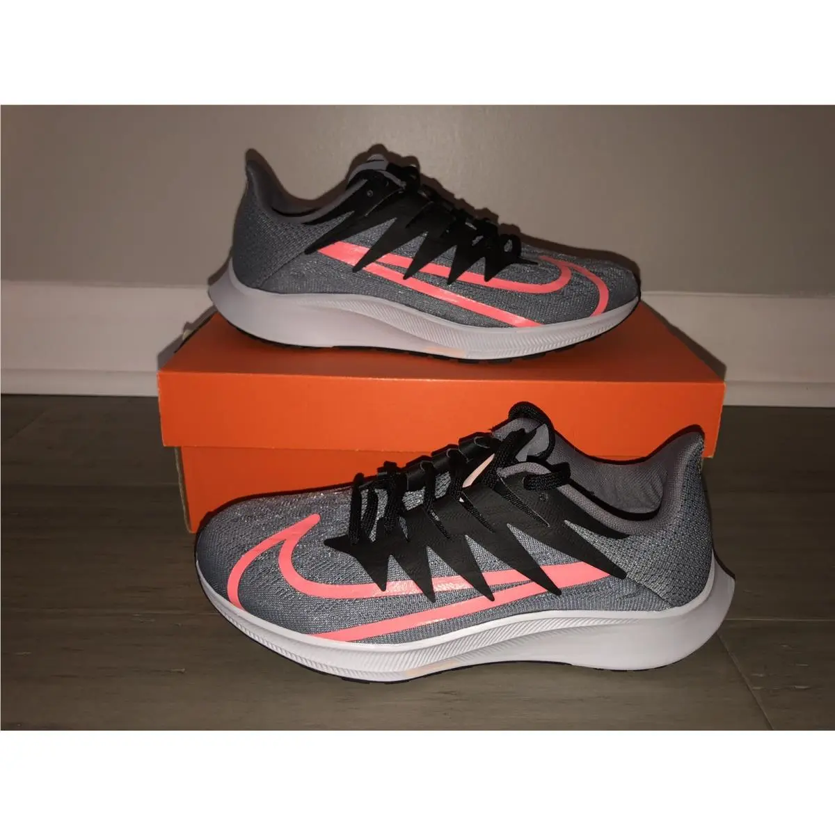 Nike shoes - Nike Zoom Fly - Zoom Fly - CD7287 002 - COOL GREY LAVA GLOW BLACK (UPC: 192499408051) 0