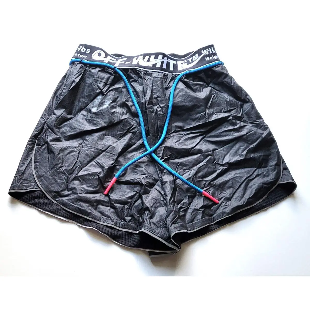 Off-white X  Lab Women`s Nrg Athletic/running/gym Shorts Black XS Last 1 by Nike