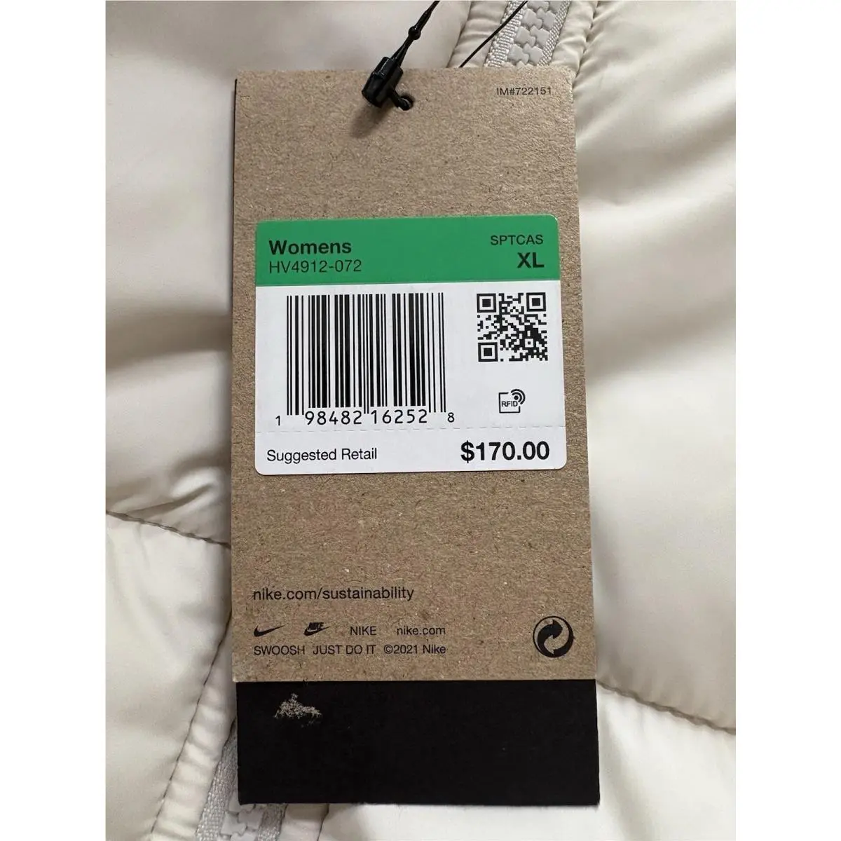 Nike clothing - Ivory (UPC: 0198482128302) 2
