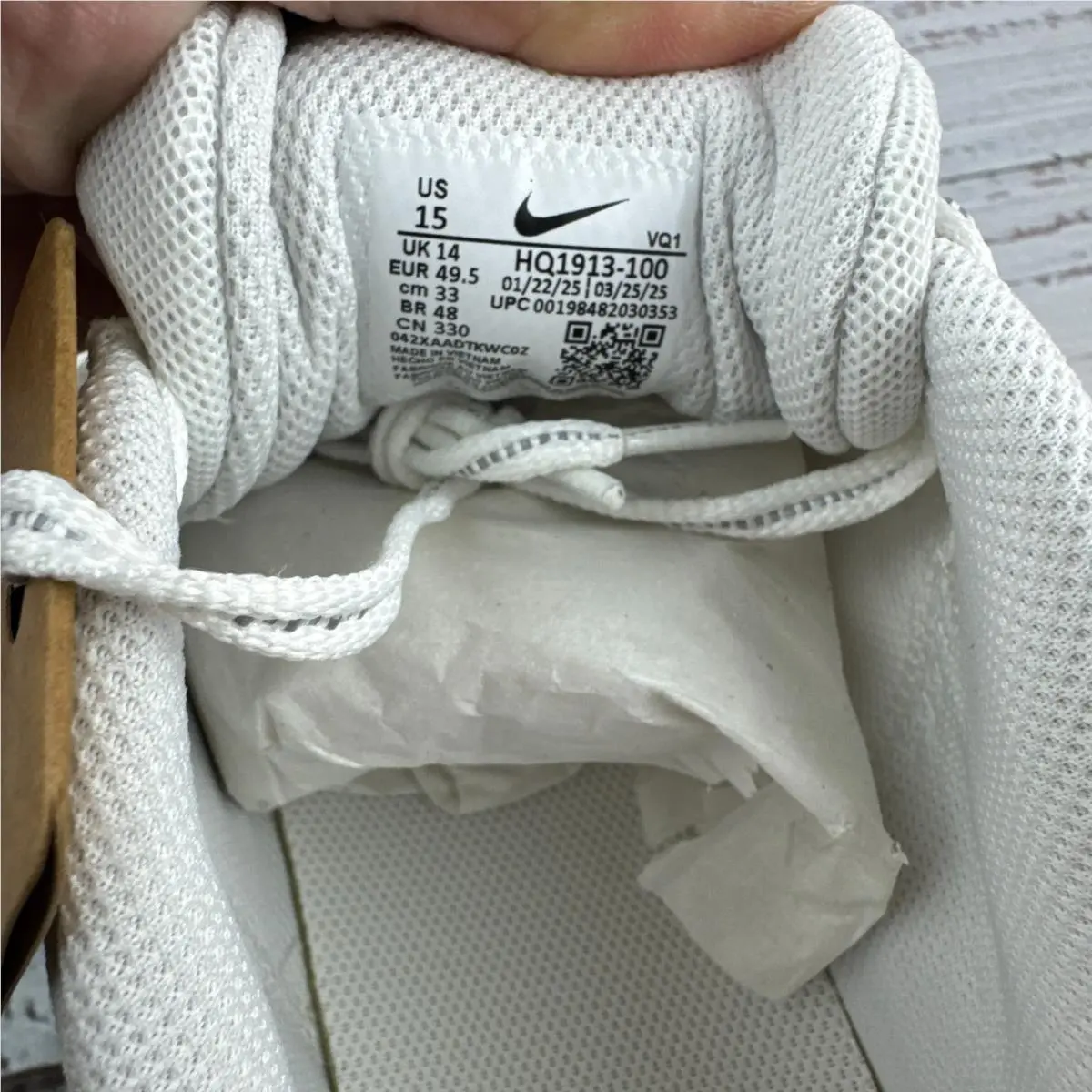 Nike shoes - Nike Air Max Nuaxis - Air Max Nuaxis - HQ1913-100 - White (UPC: 198482030353) 7