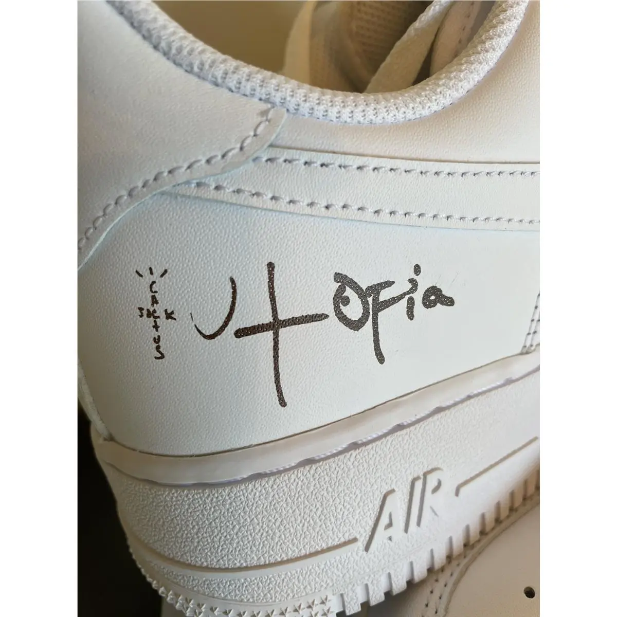 Nike shoes - Travis Scott Utopia Air Force 1 - White 0