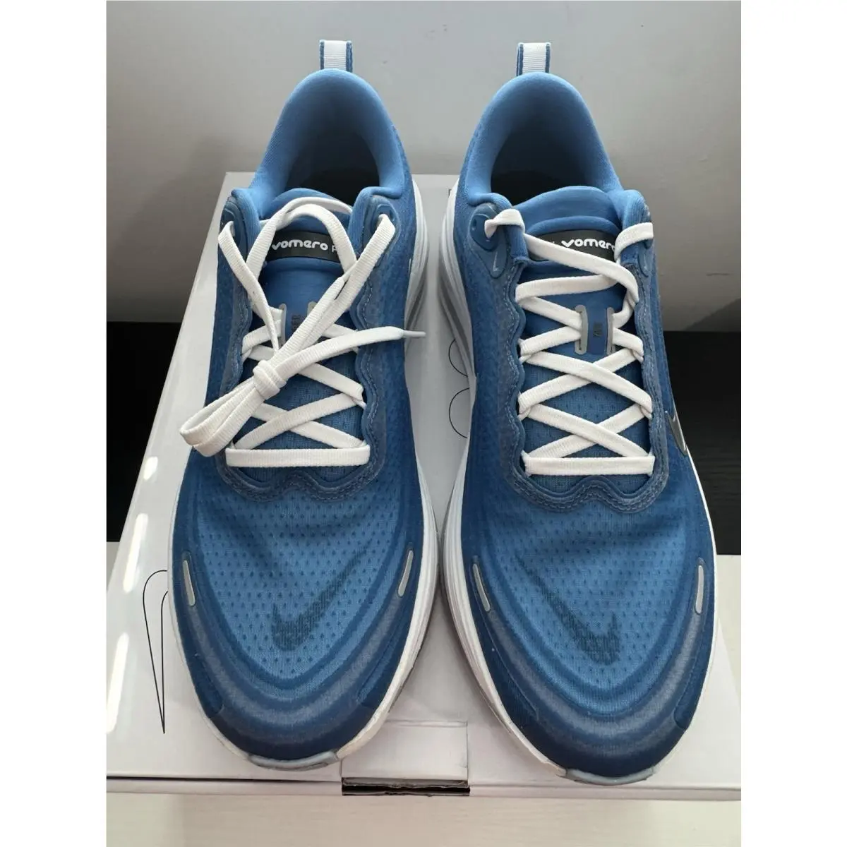 Vomero Plus By You Custom Blue White ME Beer Men’s Size 10 Shoes Box by Nike