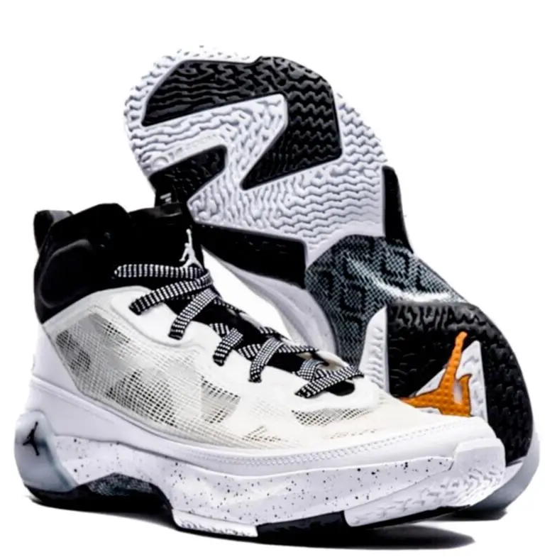 Air Jordan 37 US 13 Men`s Black White Oreo  Basketball Mesh DD6958 108 by Nike
