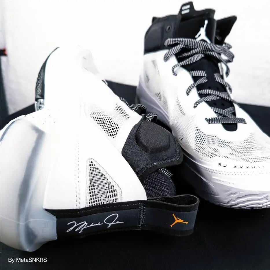 Nike shoes - Air Jordan 37 - Air - DD6958-108 - White/Citrus/Black 4