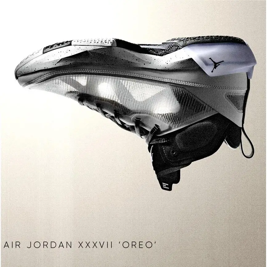 Nike shoes - Air Jordan 37 - Air - DD6958-108 - White/Citrus/Black 7