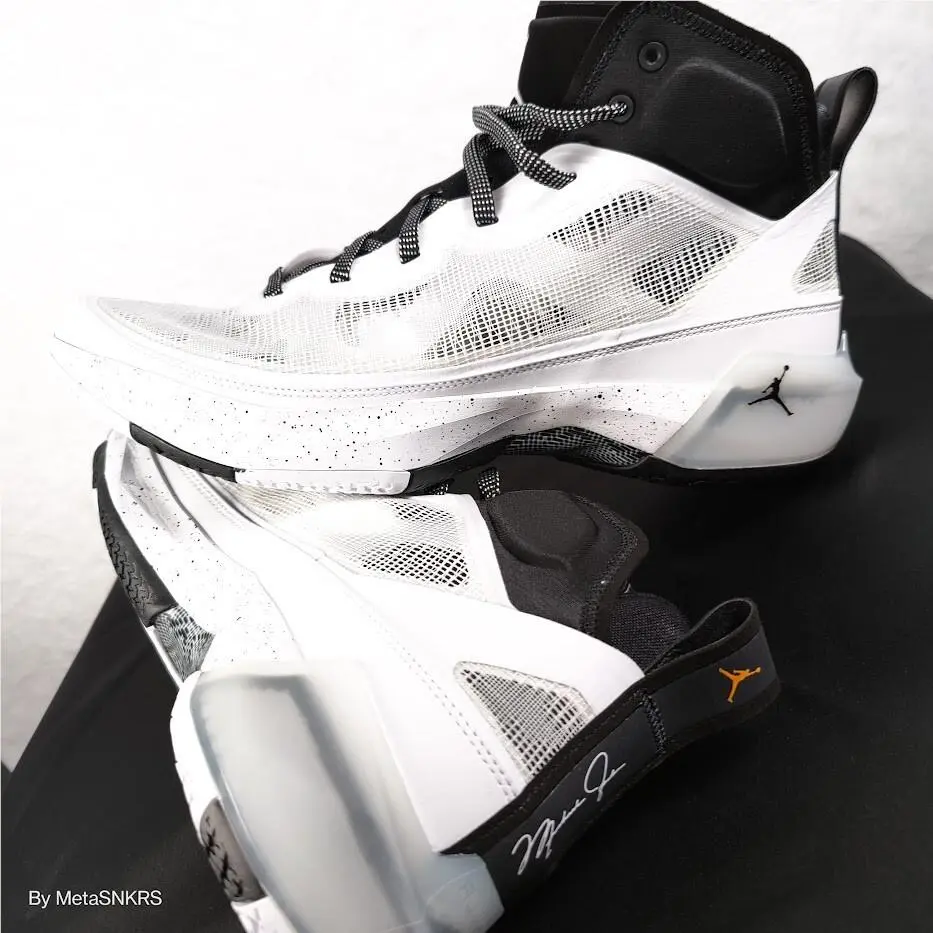 Nike shoes - Air Jordan 37 - Air - DD6958-108 - White/Citrus/Black 3