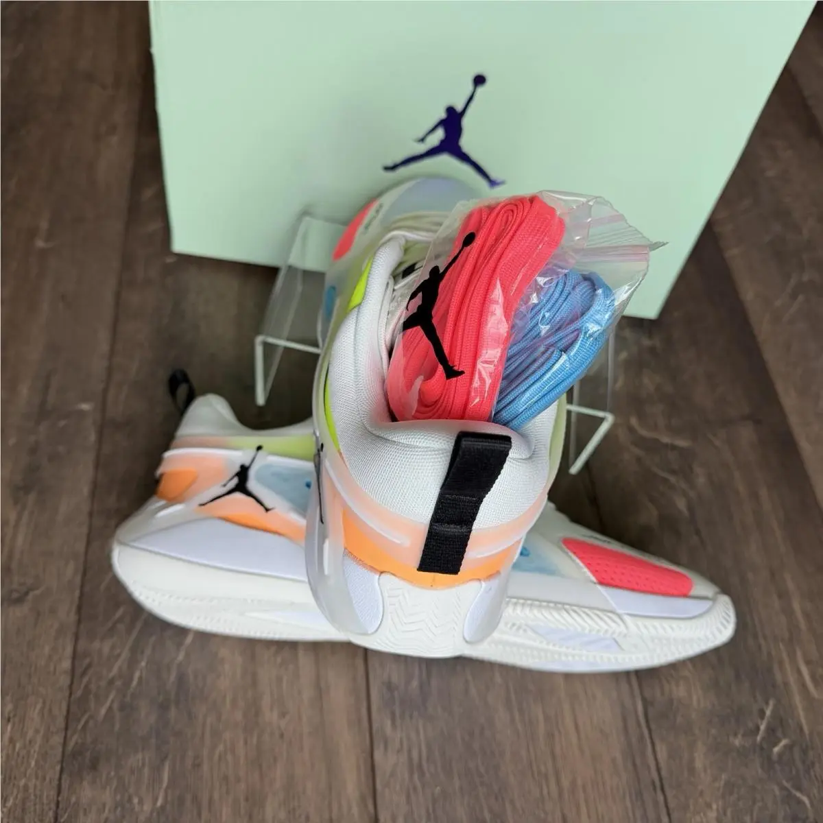 Nike shoes - Nike Jordan Air (Heir) Series - FQ3859-100 - Sail Dark Powder Blue Volt 2