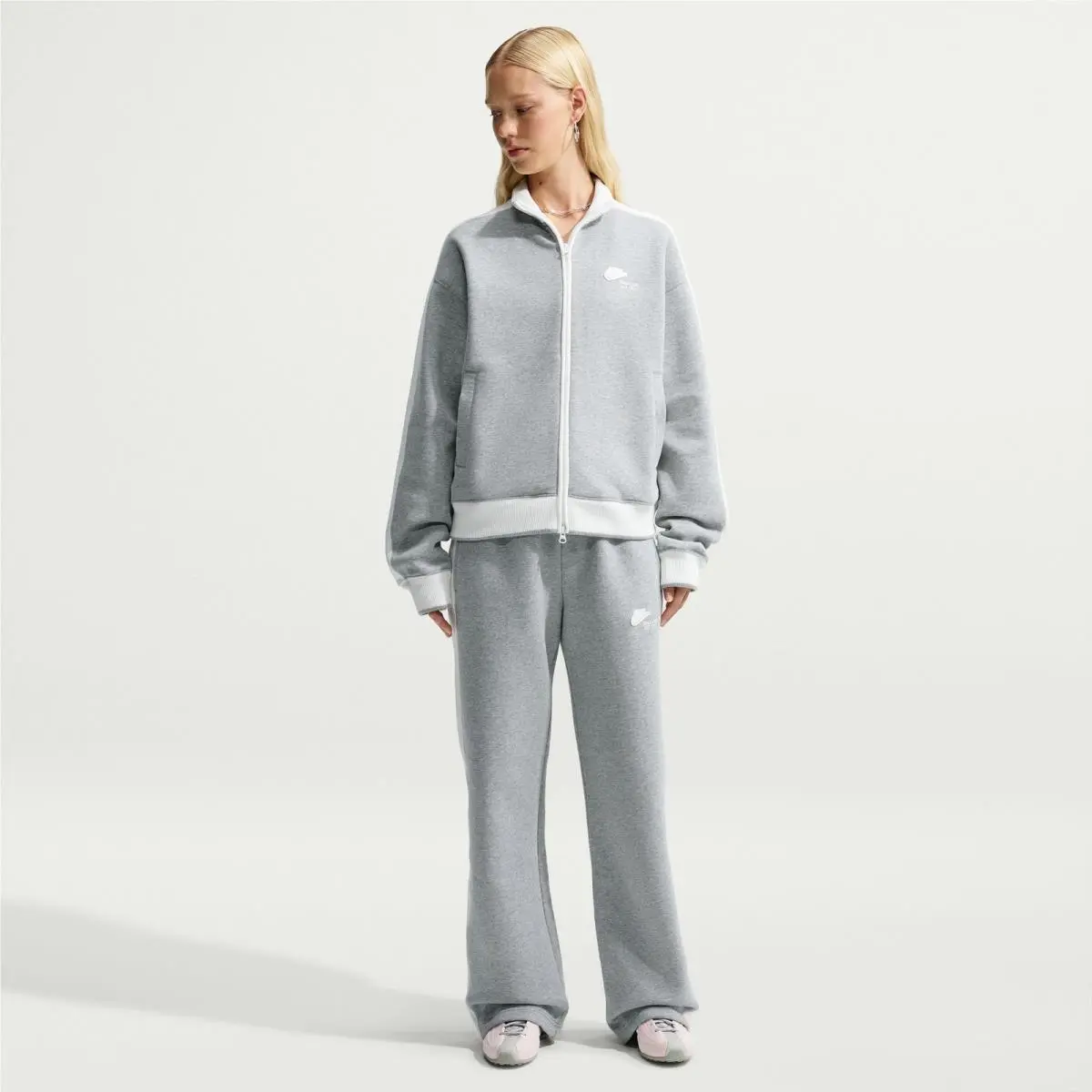 Womens  Studio Fleece Medium Weight  Run Club Track Jacket IO2300-SIZE S by Nike