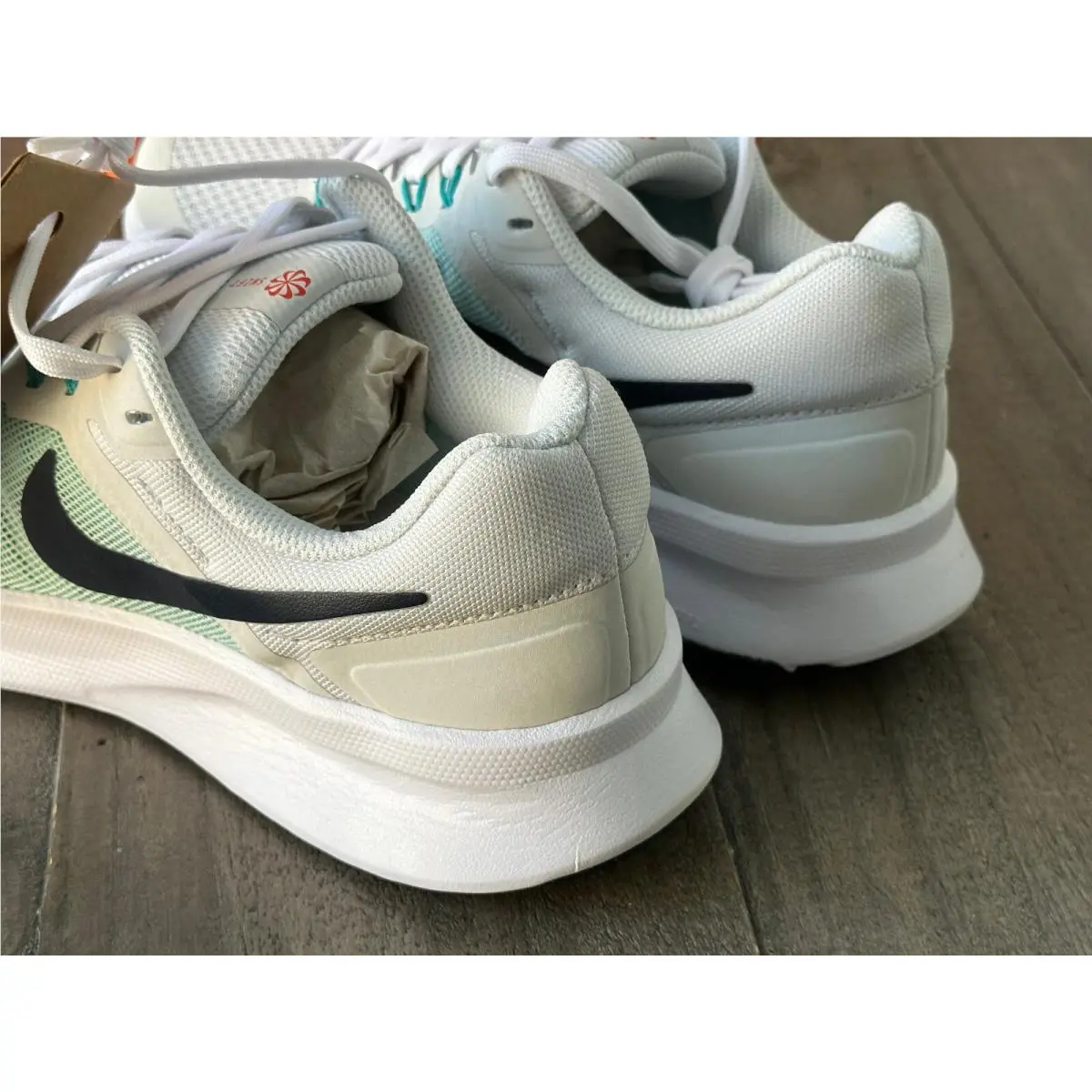 Nike shoes - Nike Wmns Run Swift 3 - DR2698005 - Photon Dust/Obsidian-Jade Ice-White 8